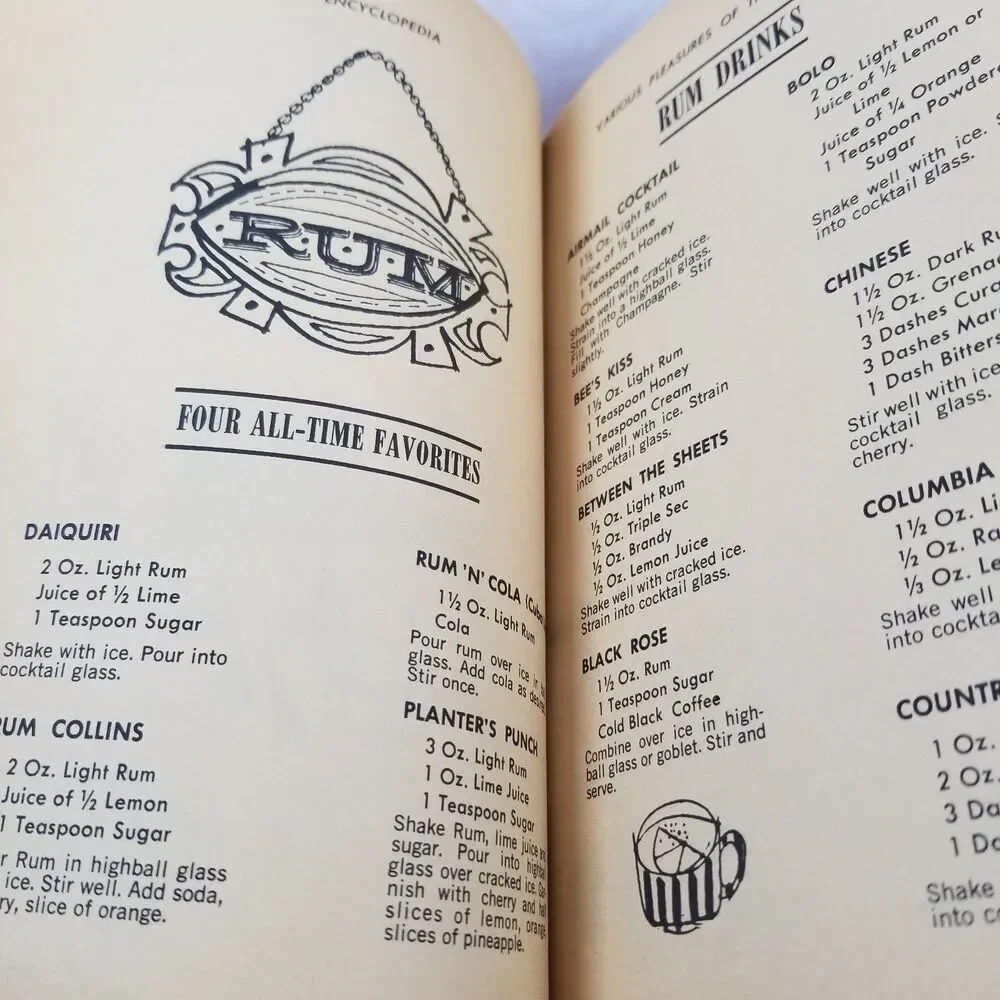The Calvert Party Encyclopedia Vintage Cocktail Recipes Bartending Drinks MCM